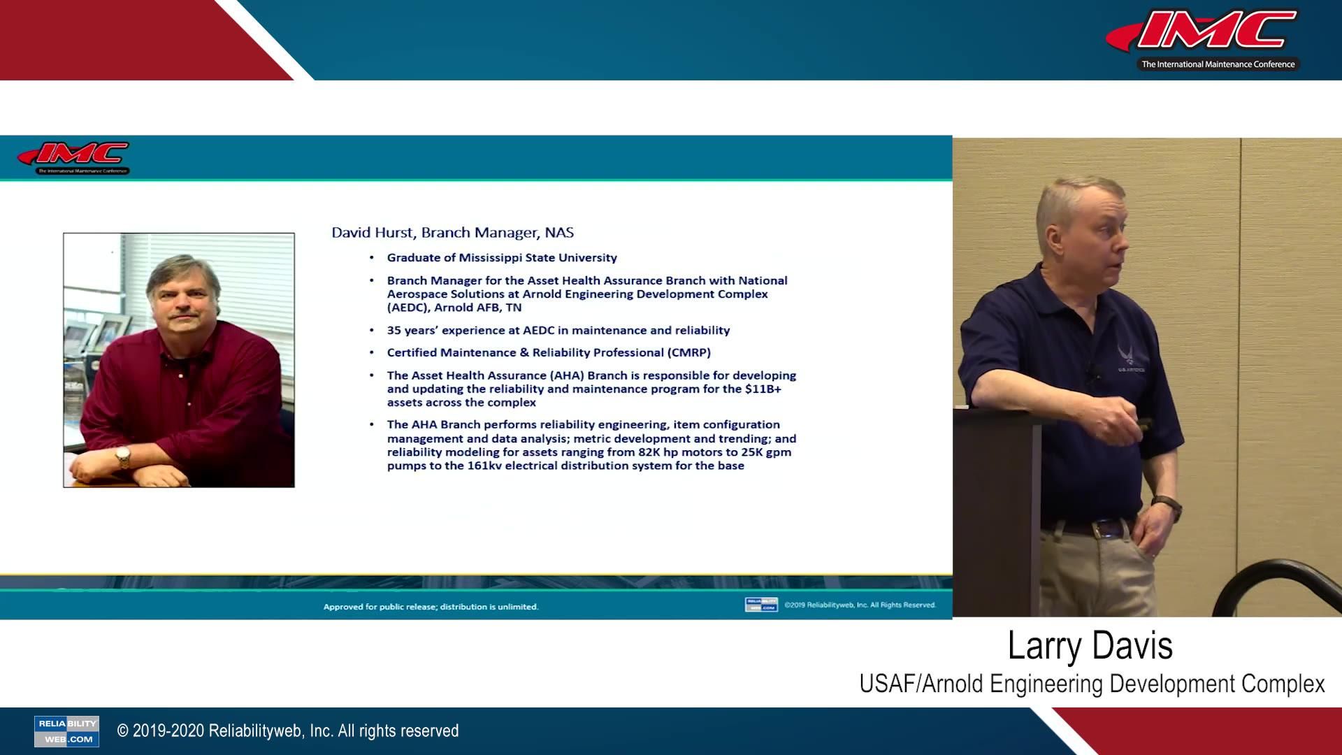 Improving the Asset Management Program at the Arnold Engineering Development Complex