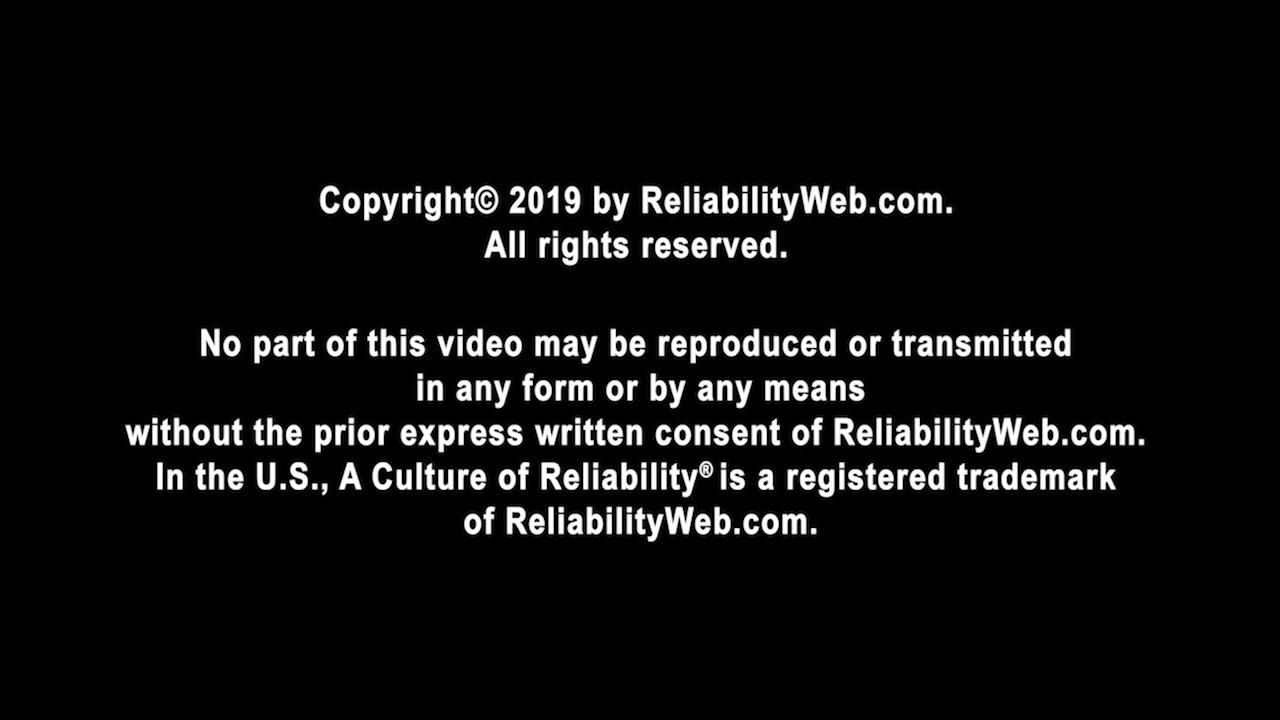 Asset Management and Reliability Leadership from the Bottom Up!