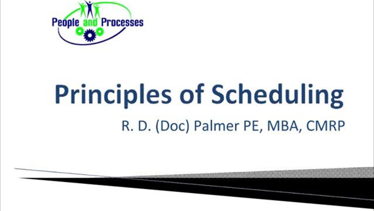 The Principles of Scheduling