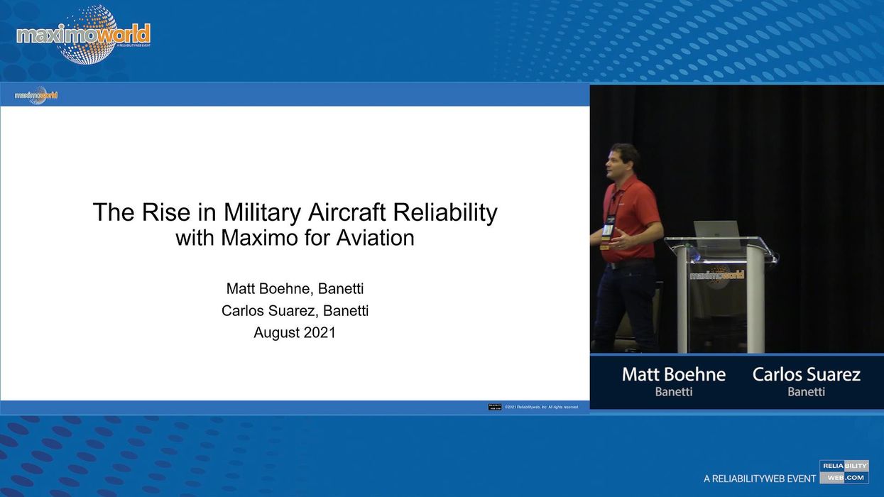 The Rise in Military Aircraft Reliability with Maximo for Aviation