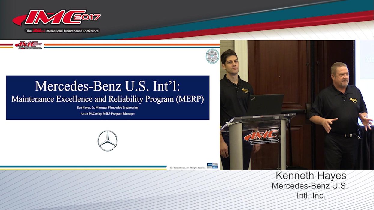 Best Leadership for Reliability Program (Uptime Award Winner) - Mercedes-Benz USA