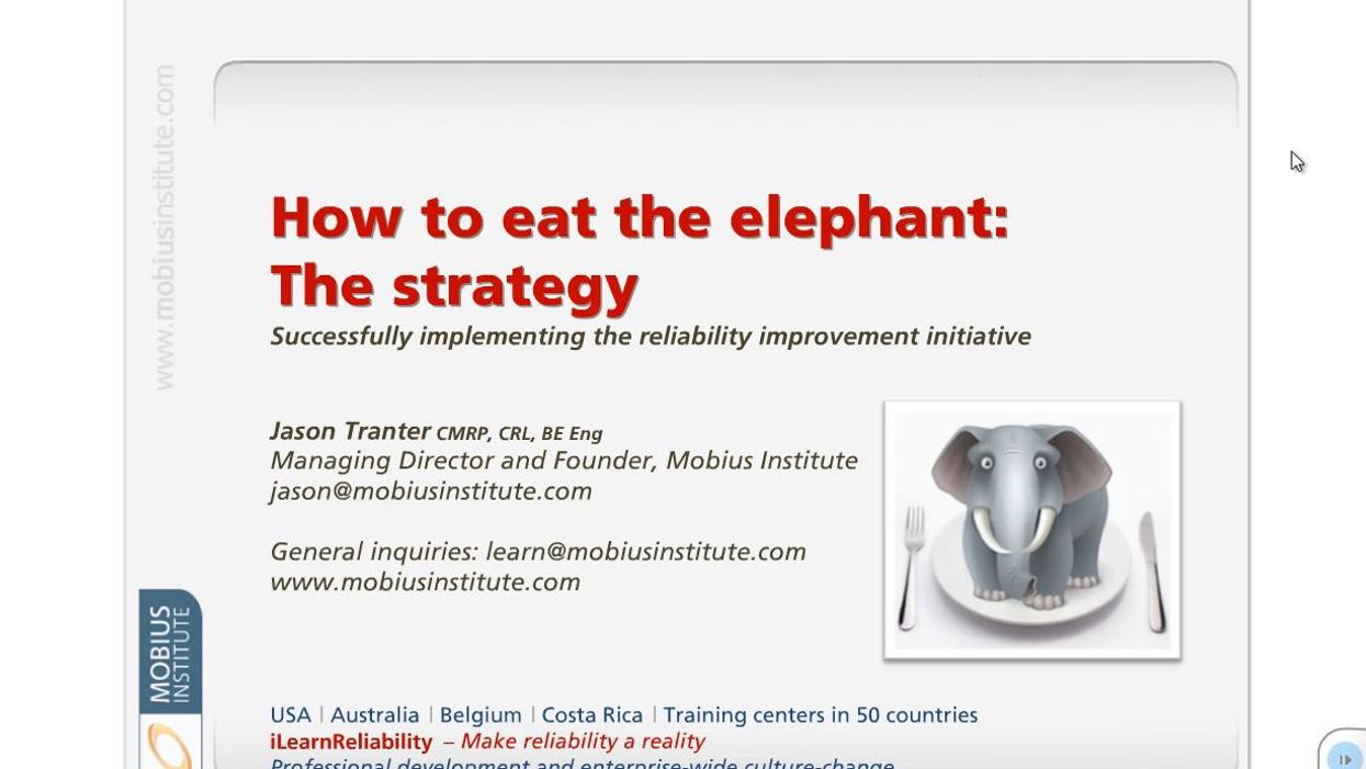 How to Eat the Reliability Elephant…Three Ways to Fail (and One Way to Succeed) (Part 2)