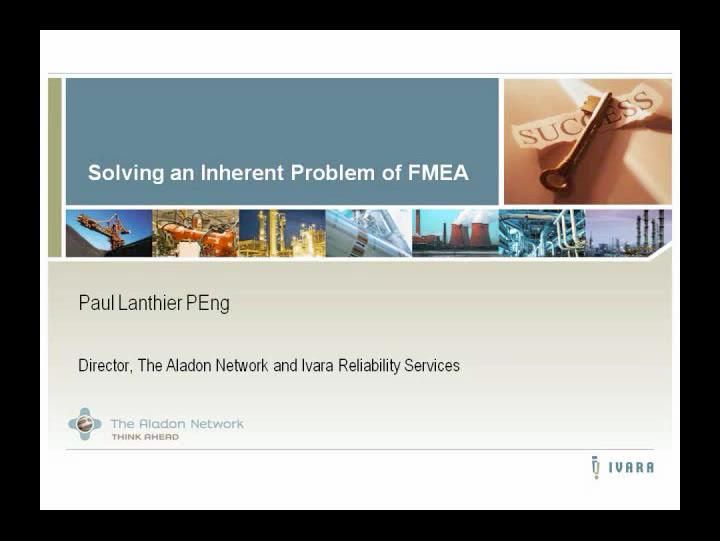 Solving an Inherent Problem of FMEA