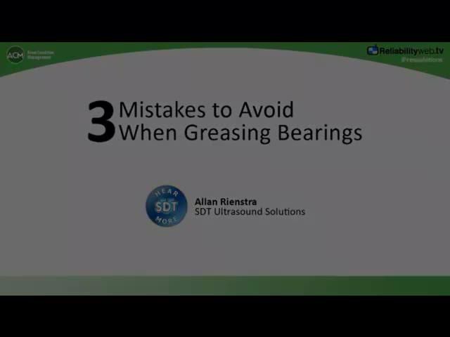 Avoid These 3 Mistakes When Lubricating Bearings