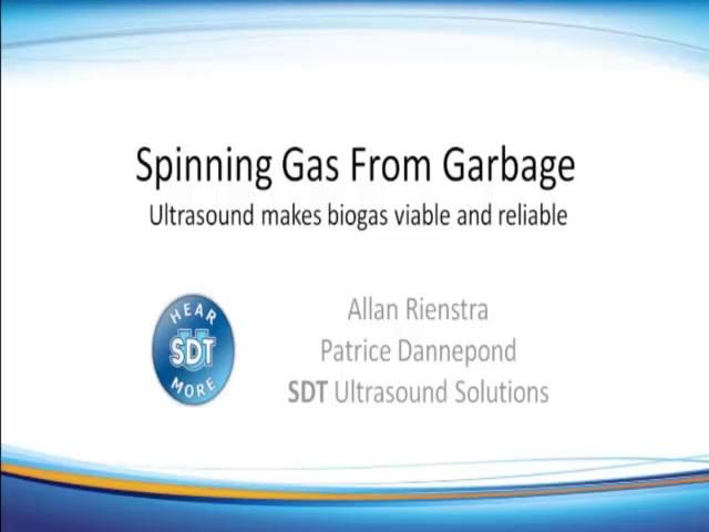 Spinning Gas from Garbage