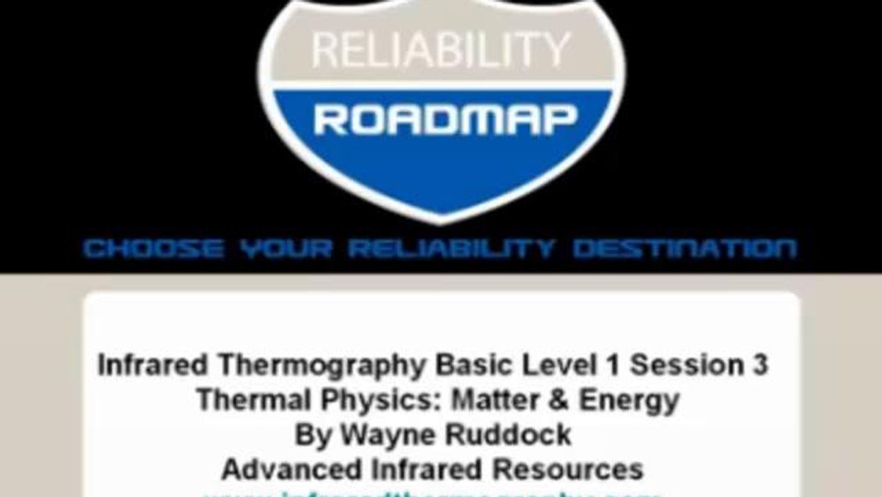 Infrared Thermography Basic Level 1 Session 03