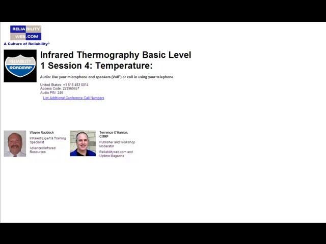 Infrared Thermography Basic Level 1 Session 04