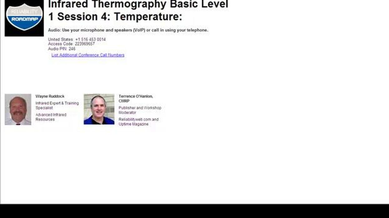 Infrared Thermography Basic Level 1 Session 04