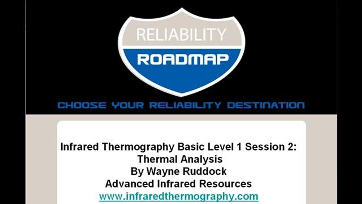 Infrared Thermography Basic Level 1 Session 02