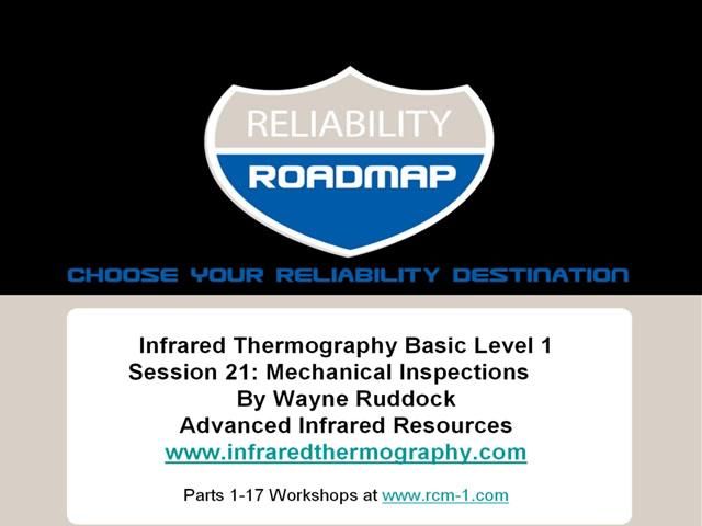 Infrared Thermography Basic Level 1 Session 21