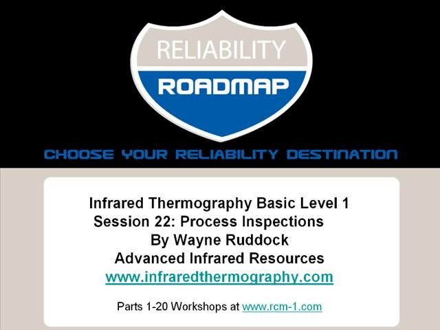 Infrared Thermography Basic Level 1 Session 22