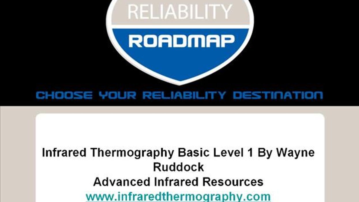 Infrared Thermography Basic Level 1 Session 23