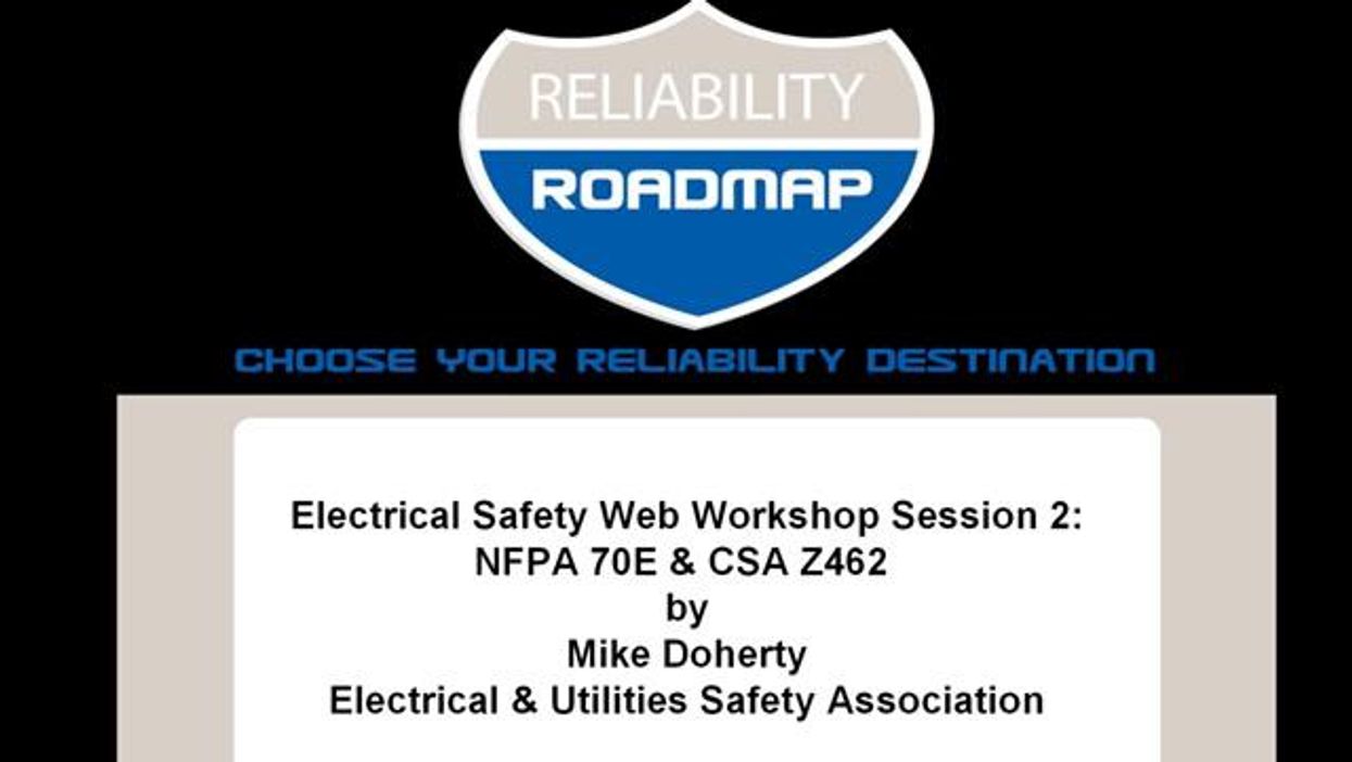 Electrical Safety Web Workshop Session 02