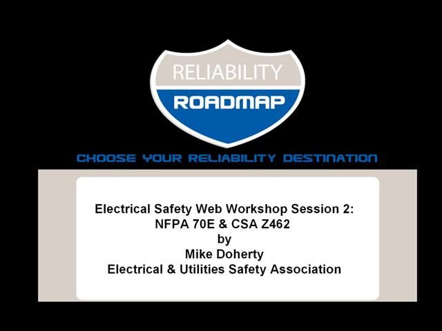 Electrical Safety Web Workshop Session 02
