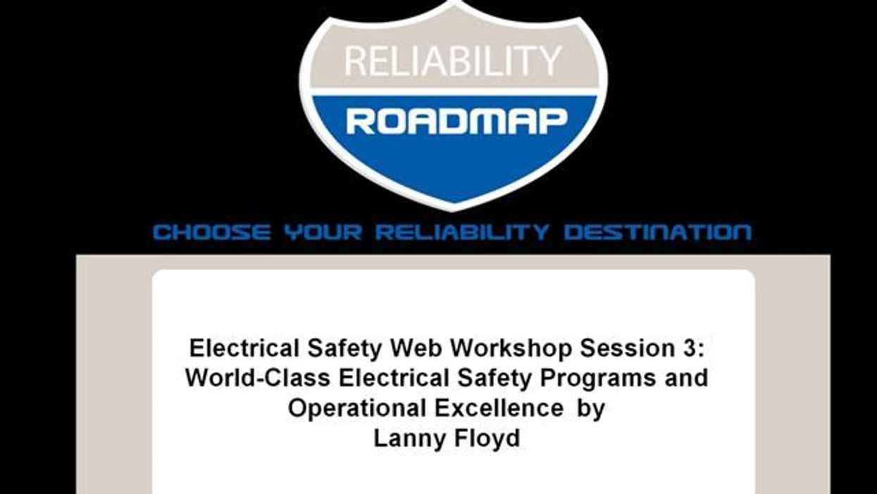 Electrical Safety Web Workshop Session 03