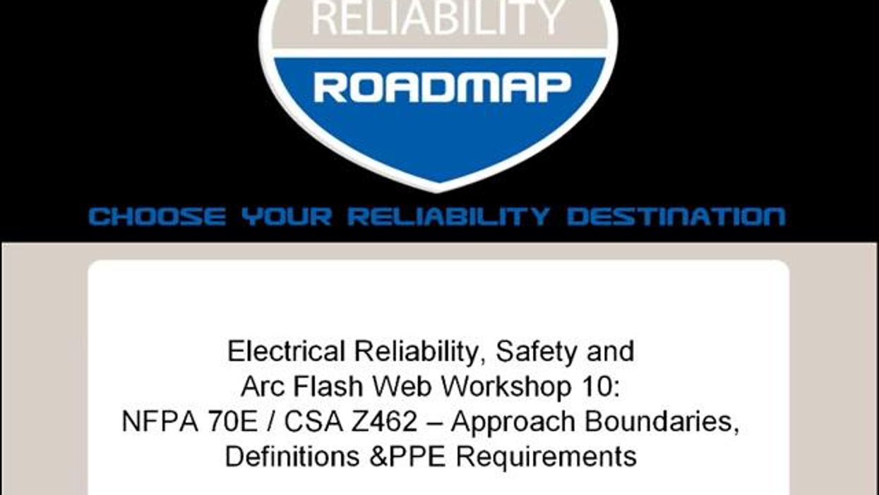 Electrical Safety Web Workshop Session 10