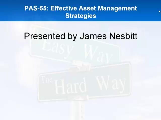 PAS-55: Effective Asset Management Strategies