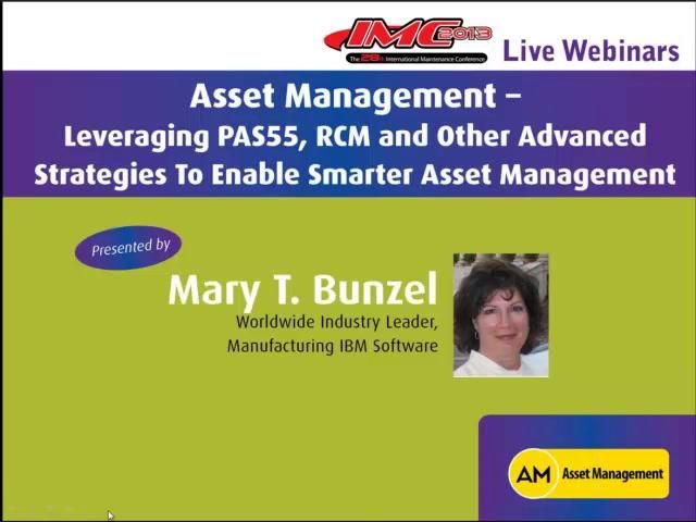 Leveraging PAS55, RCM and Other Advanced Strategies