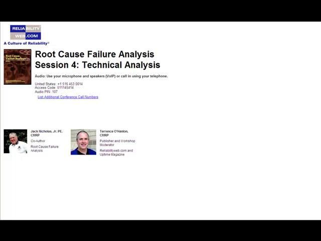 RCFA Workshop Part 04