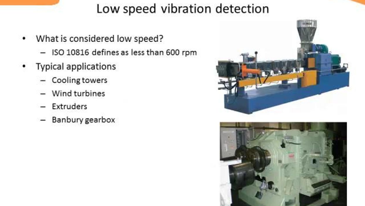 Low Speed Vibration Measurements