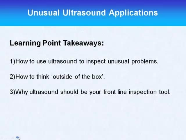 Unusual Ultrasound Applications