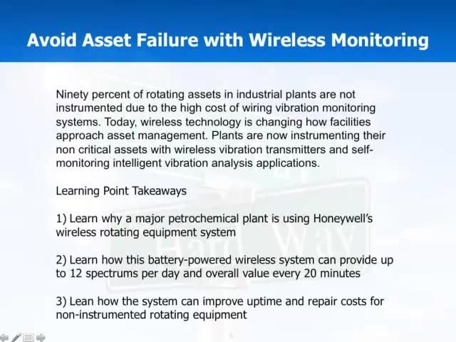 Avoid Asset Failure with Wireless Monitoring