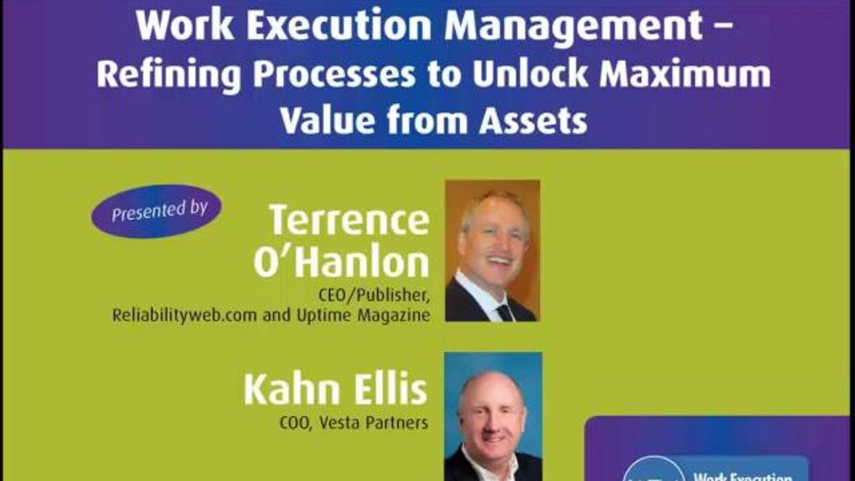 Work Execution Management - Refining Processes