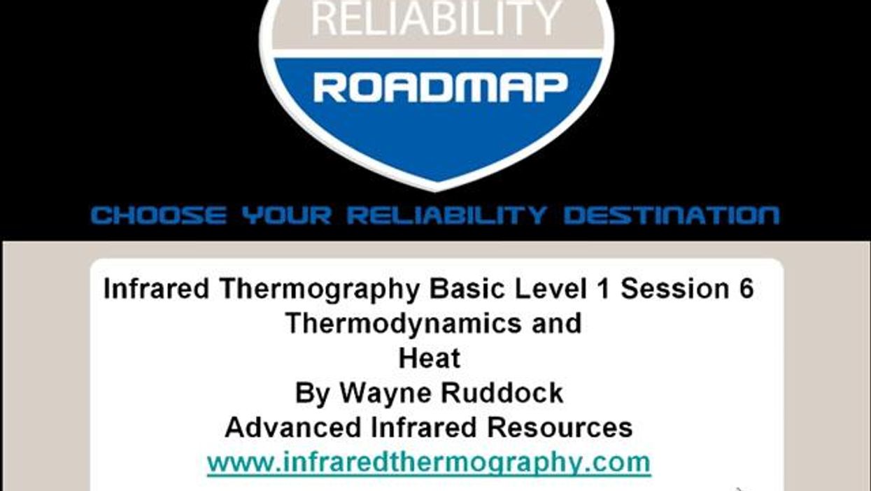Infrared Thermography Basic Level 1 Session 06