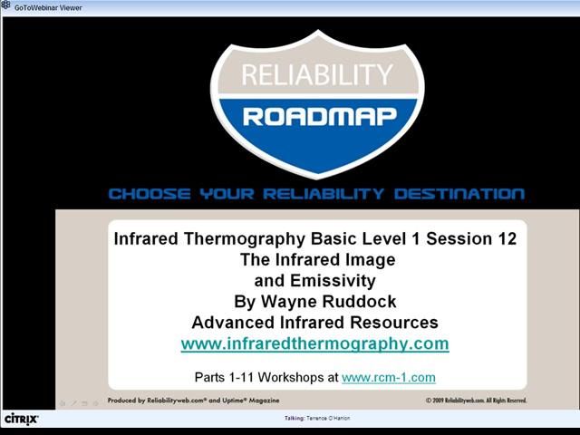 Infrared Thermography Basic Level 1 Session 12