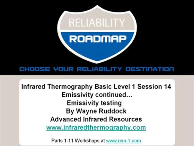 Infrared Thermography Basic Level 1 Session 14