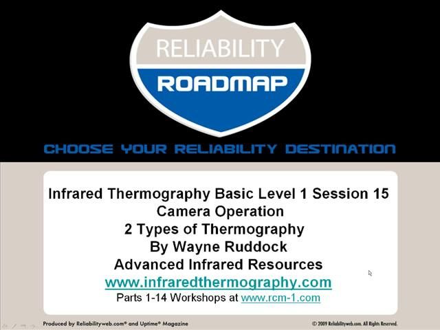 Infrared Thermography Basic Level 1 Session 15