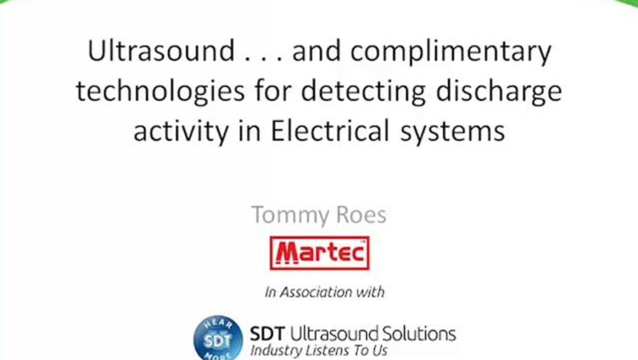 Electrical Inspection with Ultrasound