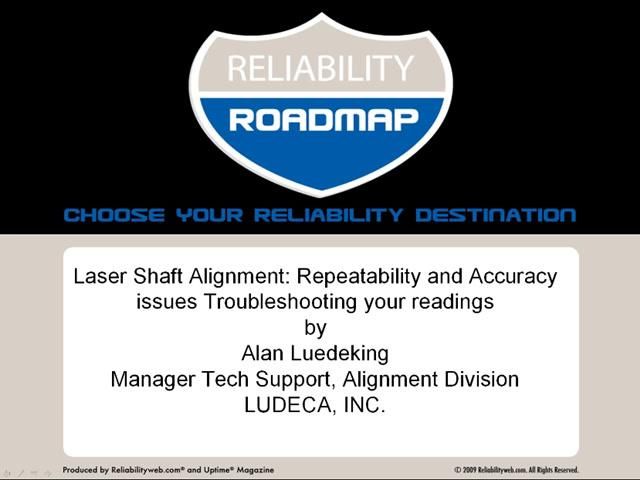 Laser Shaft Alignment: Repeatability and Accuracy Issues