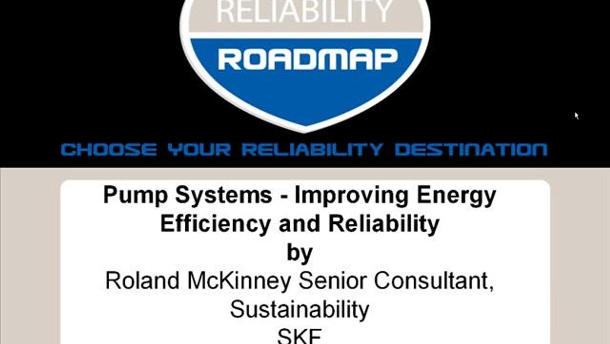 Pump Systems - Improving Energy Efficiency and Reliability