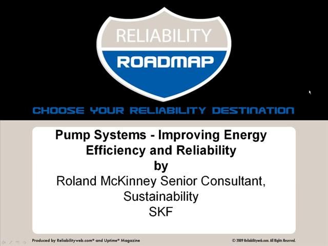 Pump Systems - Improving Energy Efficiency and Reliability