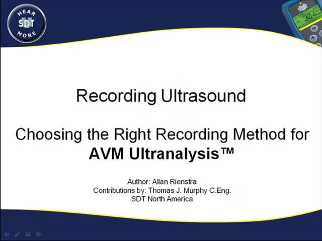 Recording Ultrasound - Choosing The Right Method