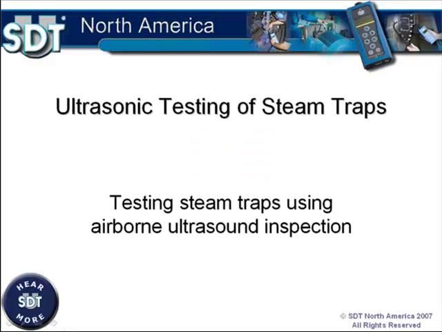 Testing Steam Traps with Ultrasound