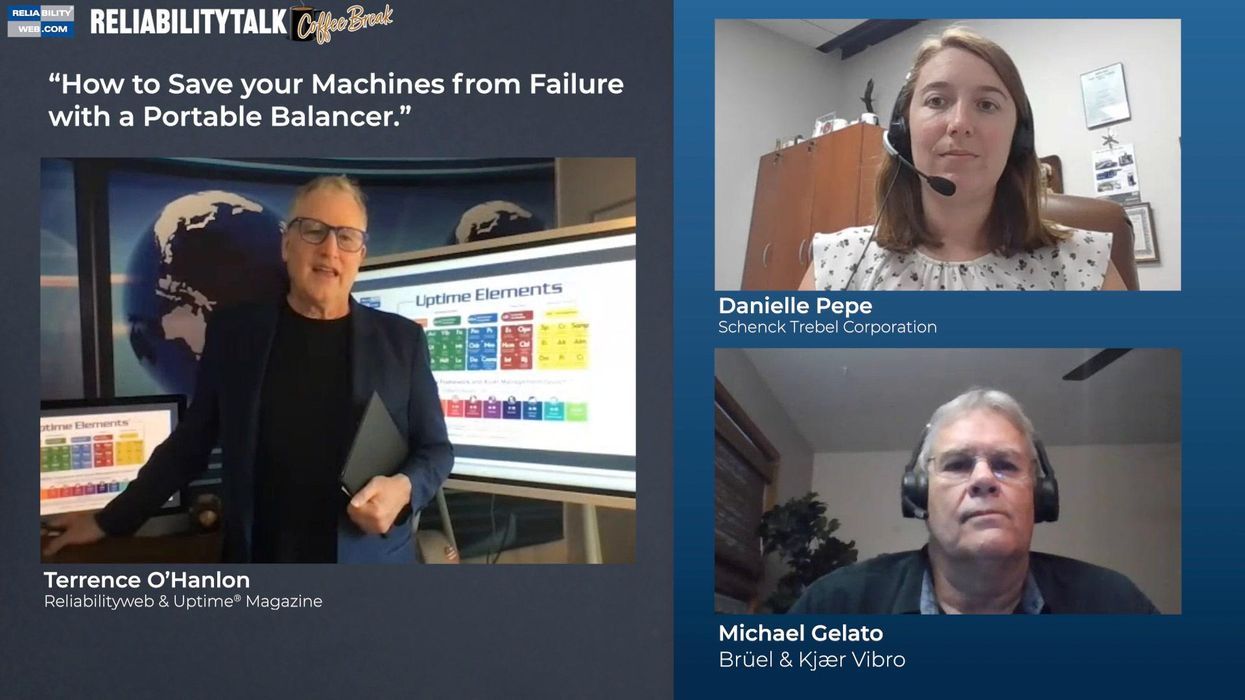 ReliabilityTalk Coffee Break -How To Save Your Machines From Failure With A Portable Balancer