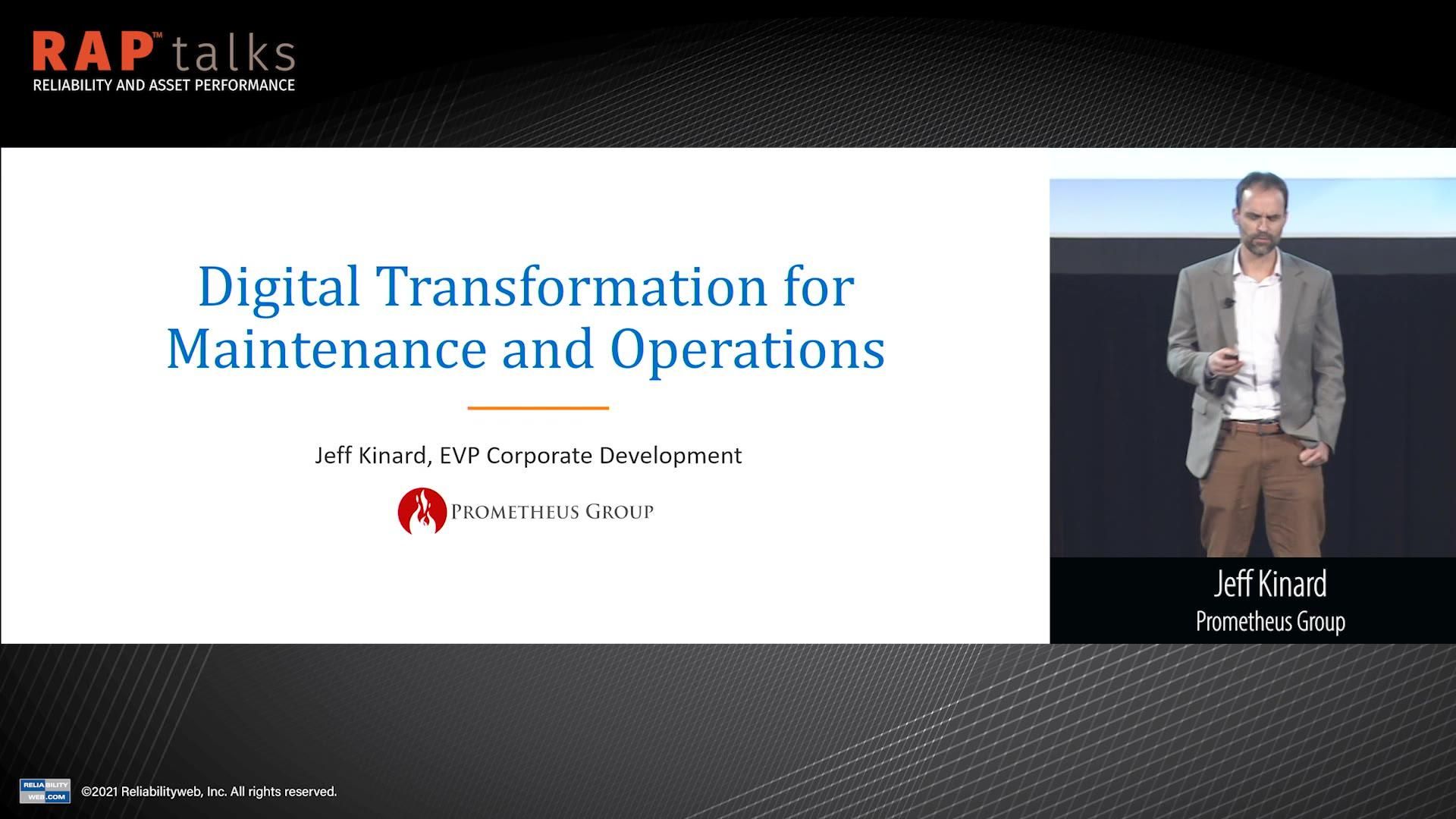 Digital Transformation for Maintenance and Operations