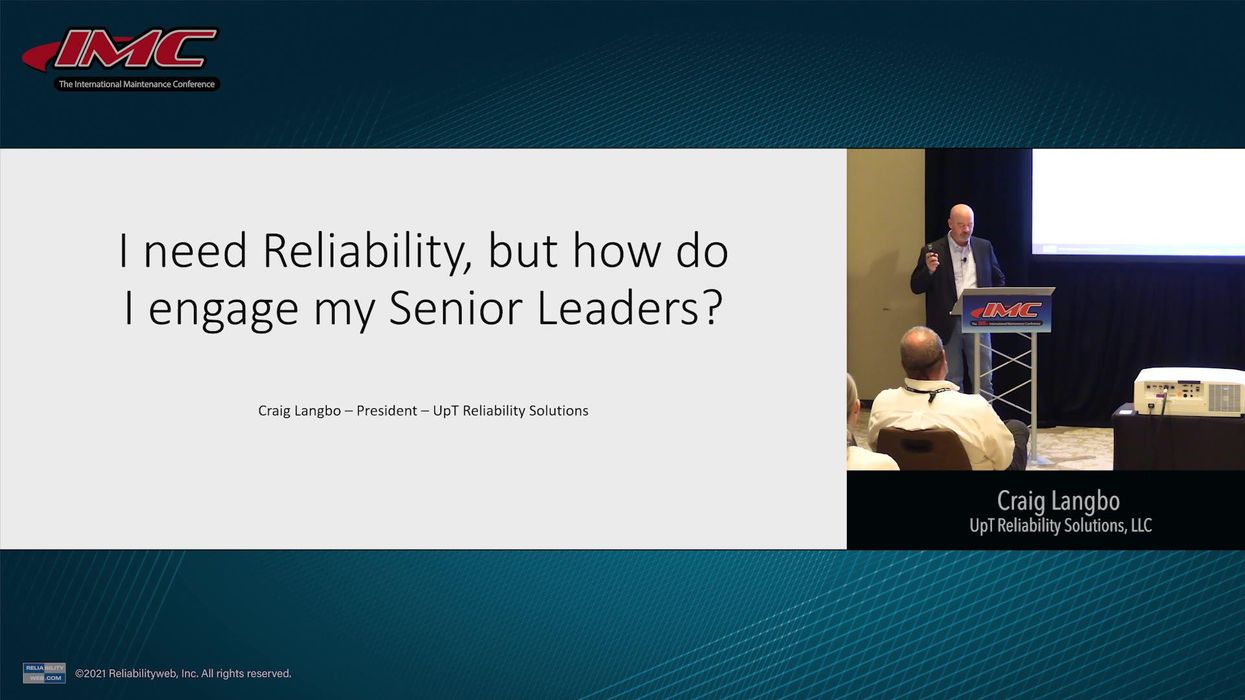 I Need Reliability, but How Do I Talk to My Senior Leaders?