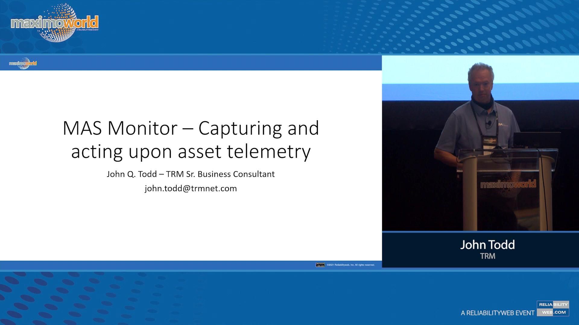 MAS Monitor: Capturing and Acting upon Asset Telemetry