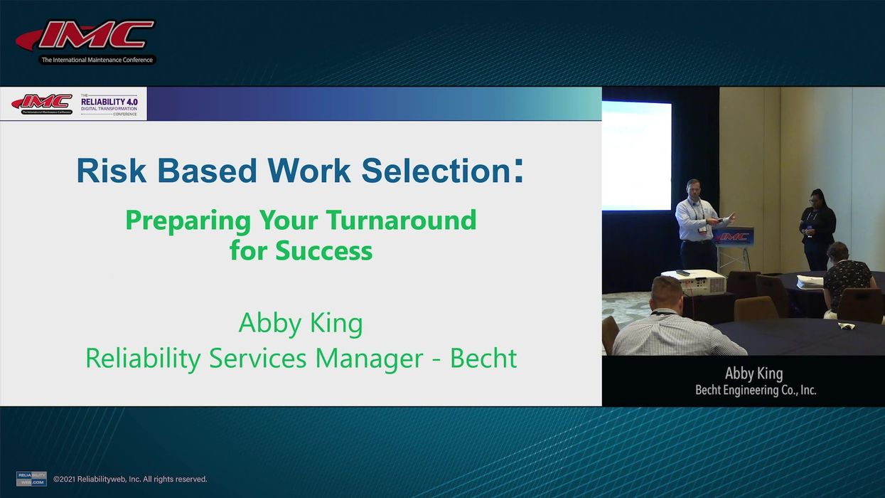 Risk-based Work Selection: Preparing Your Turnaround for Success