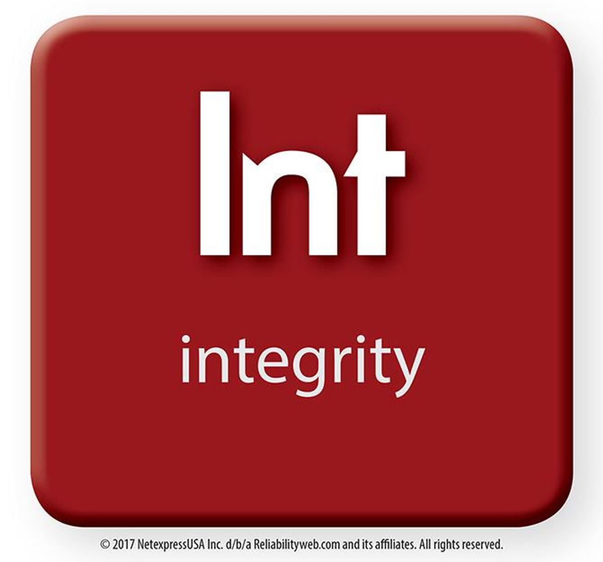 Integrity in Uptime Elements Reliability Framework