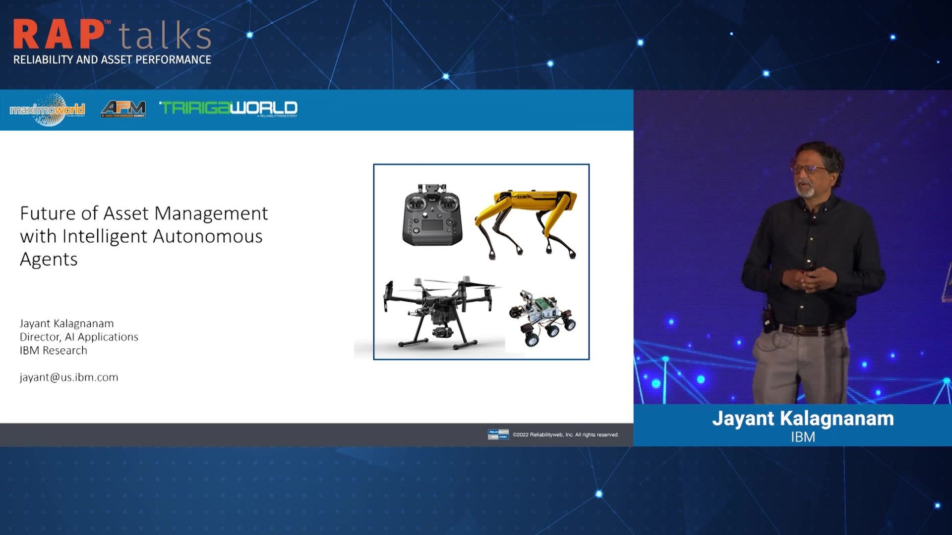 RAP Talk Future of Asset Management with Intelligent Autonomous Agents