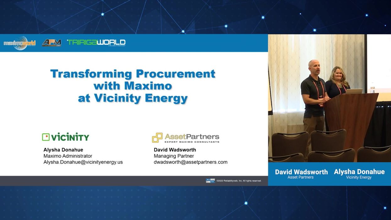 Transforming Procurement with Maximo at Vicinity Energy